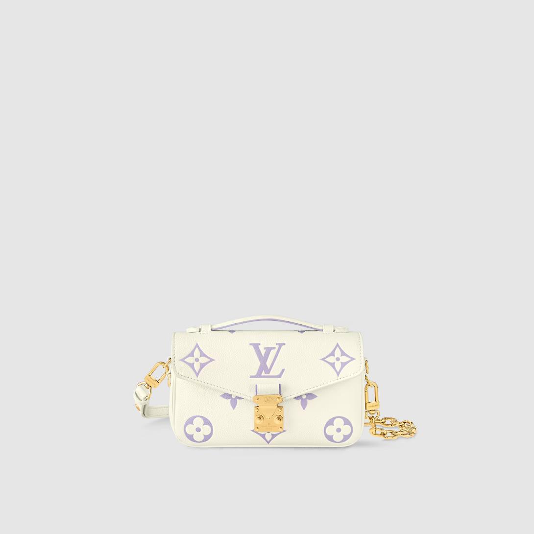 Túi Louis Vuitton Néonoé Bb Bicolor Monogram Empreinte Nữ Trắng